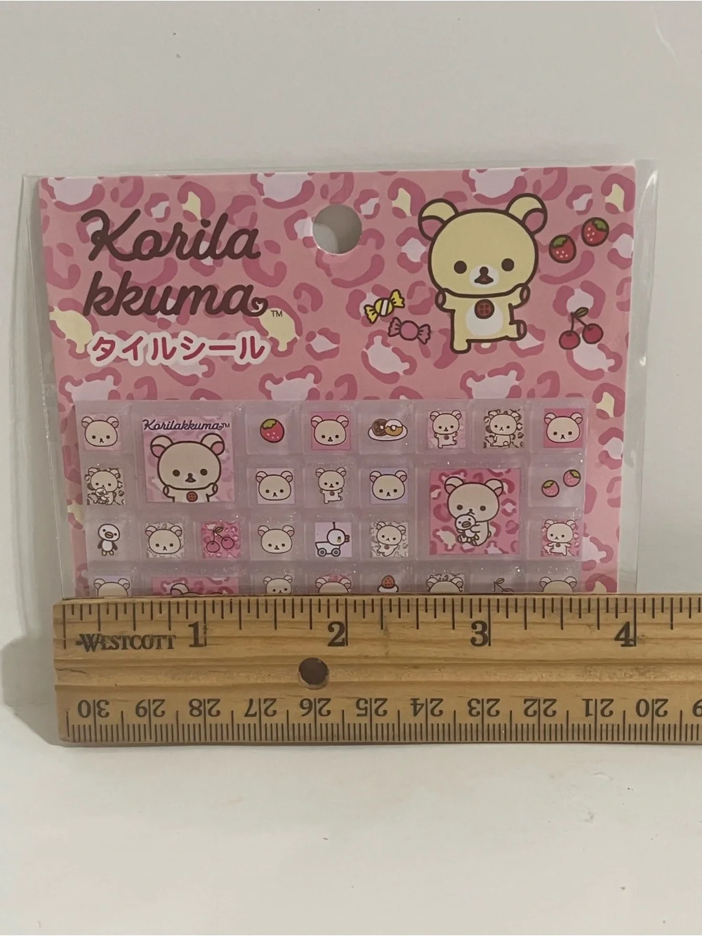 Rilakkuma-Korilakkuma Leopard Style Tile Stickers
